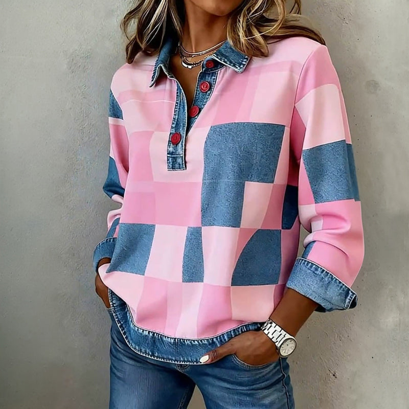 Iya Asymmetric Button Knit – Effortless Elegance