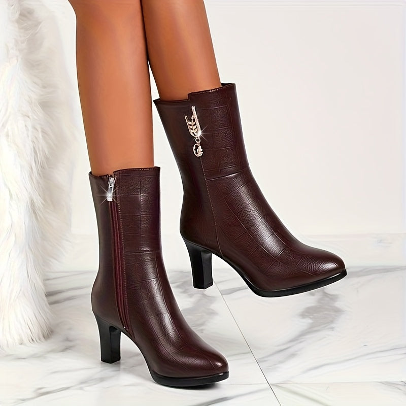 Ophélysse – Elegant Comfort Heel Ankle Boots