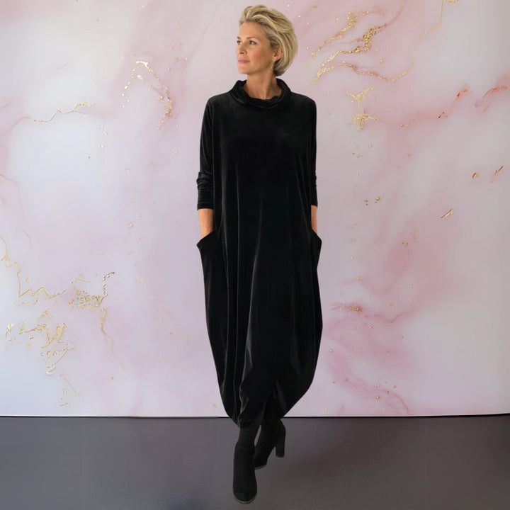 Anja™ | Velvety Elegant Maxi Dress