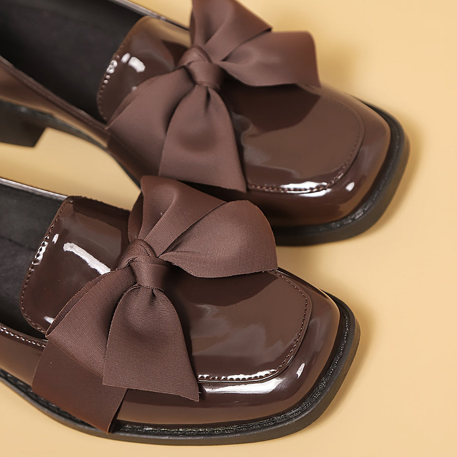 Lucette™ – Elegant Bow Loafers for Sensitive Feet
