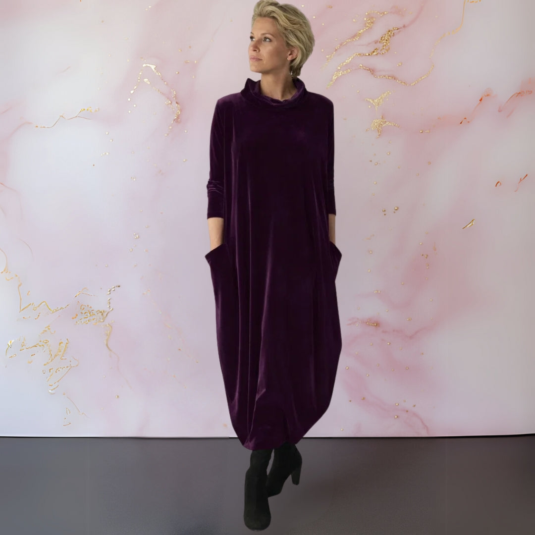 Anja™ | Velvety Elegant Maxi Dress