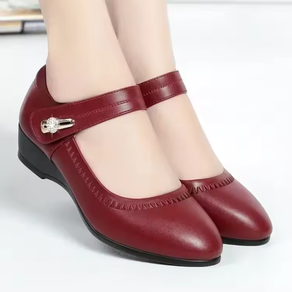 Marie | Heeled Mary Jane Pumps