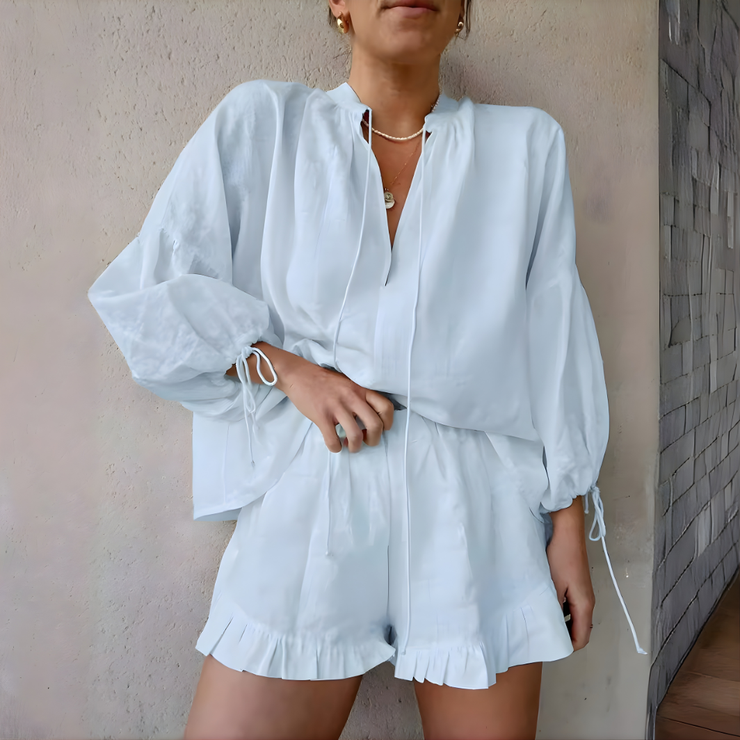 Terry™ Casual Chic Two-Piece Summer Outfit