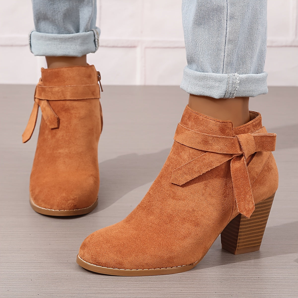 Léa | Elegant Ankle Boots with Stable Heel