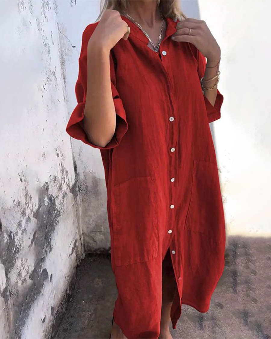 Calixa | Elegant Shirt Dress