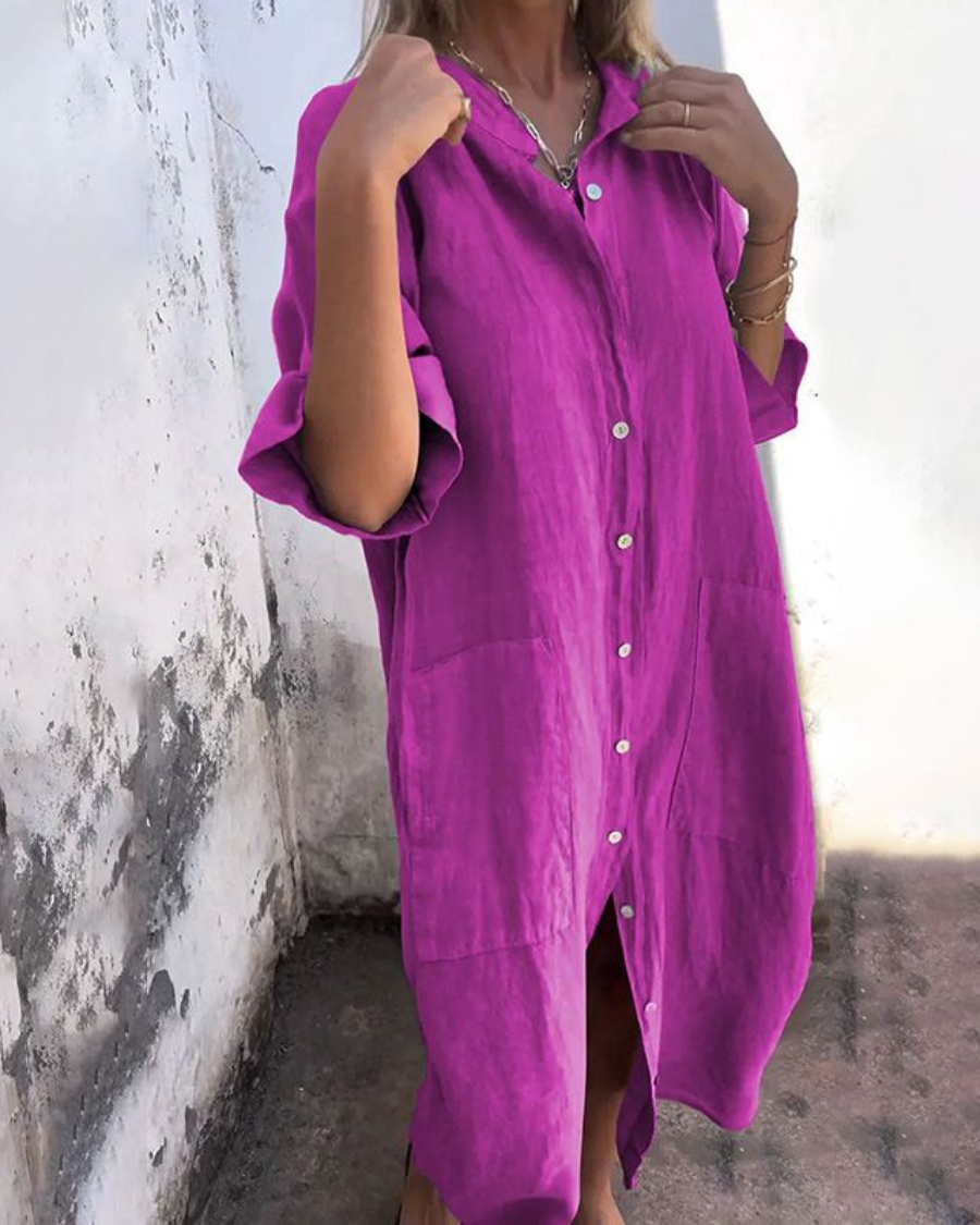 Calixa | Elegant Shirt Dress