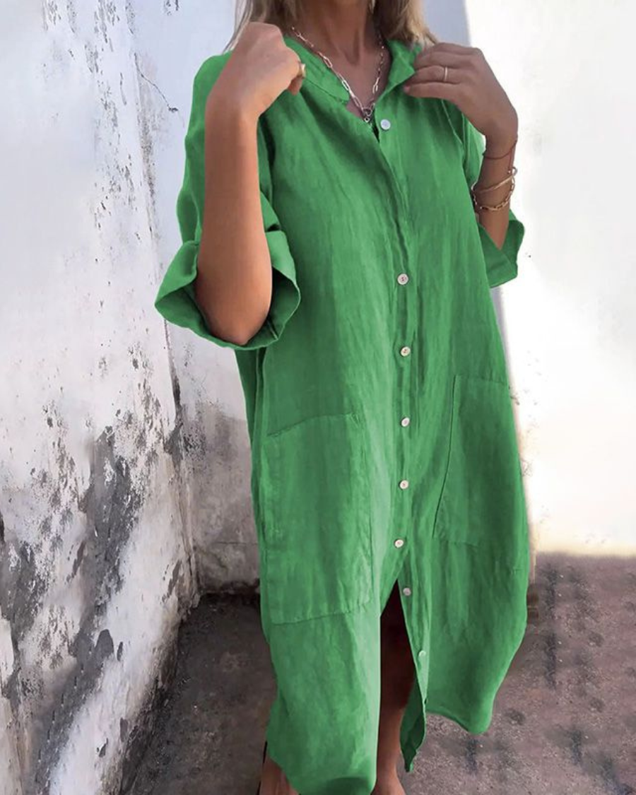 Calixa | Elegant Shirt Dress