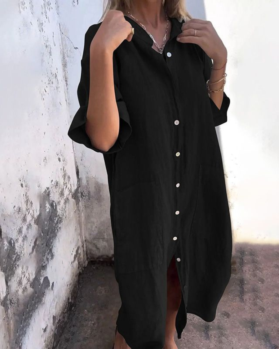 Calixa | Elegant Shirt Dress