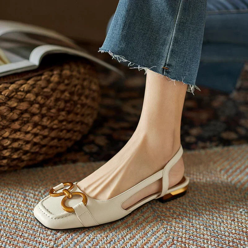 Brenna™ | Leather Buckle Sandals