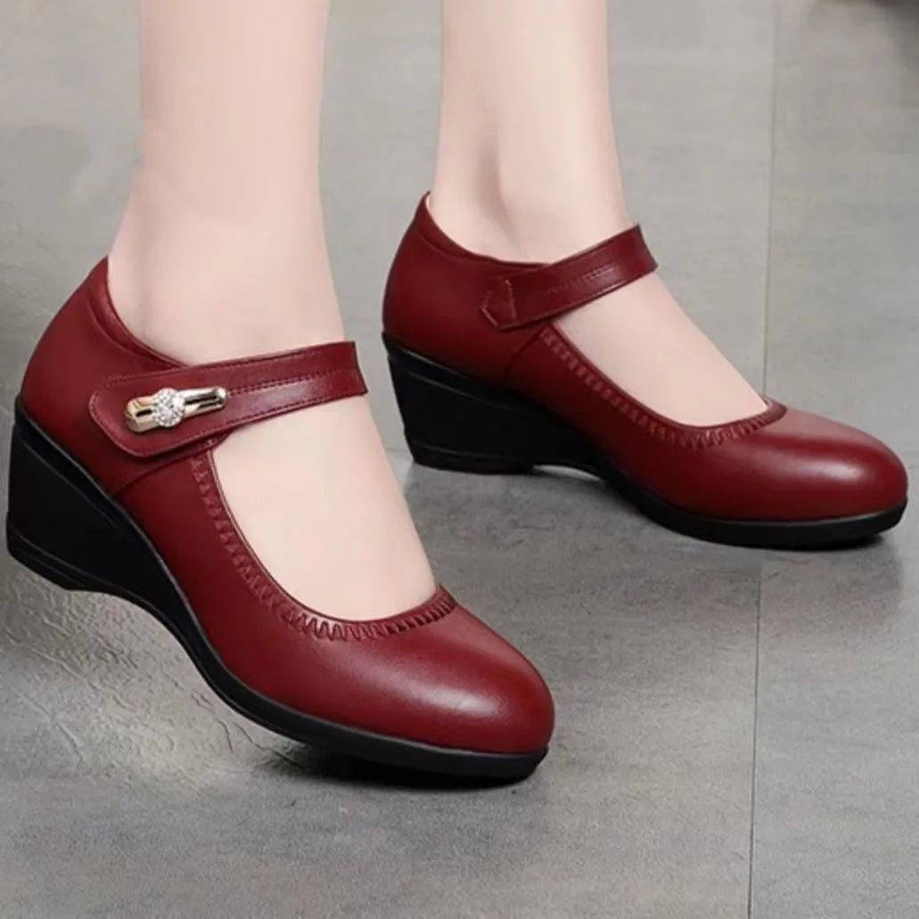 Marie | Heeled Mary Jane Pumps