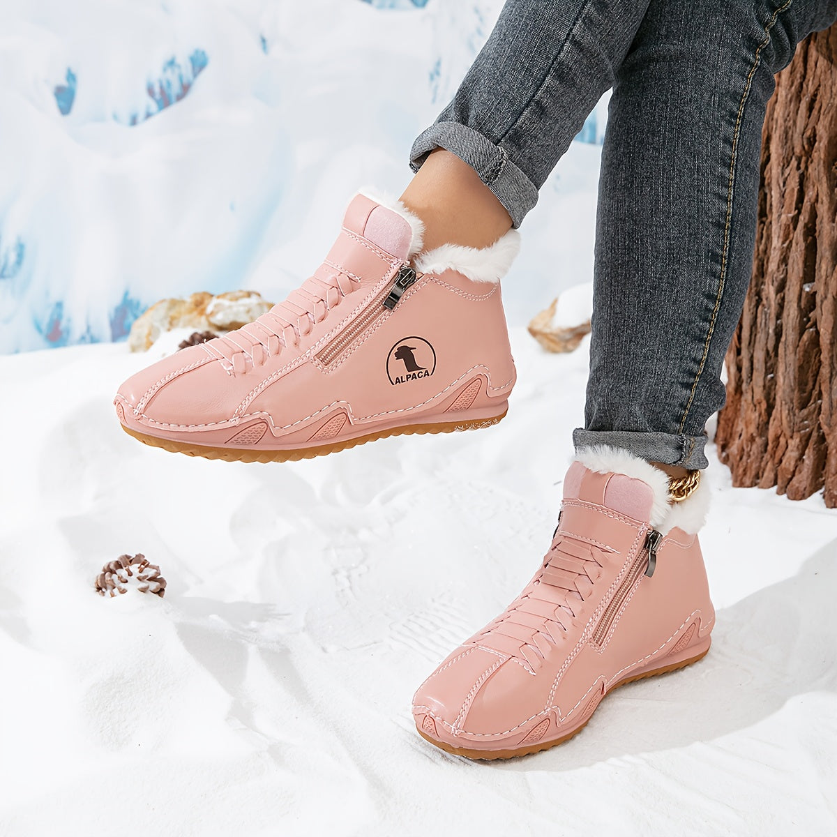 Léa | Comfortable Winter Booties with Ergonomic Support