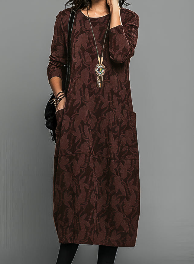 Cassie™ | Casual Winter Dress with Round Neck