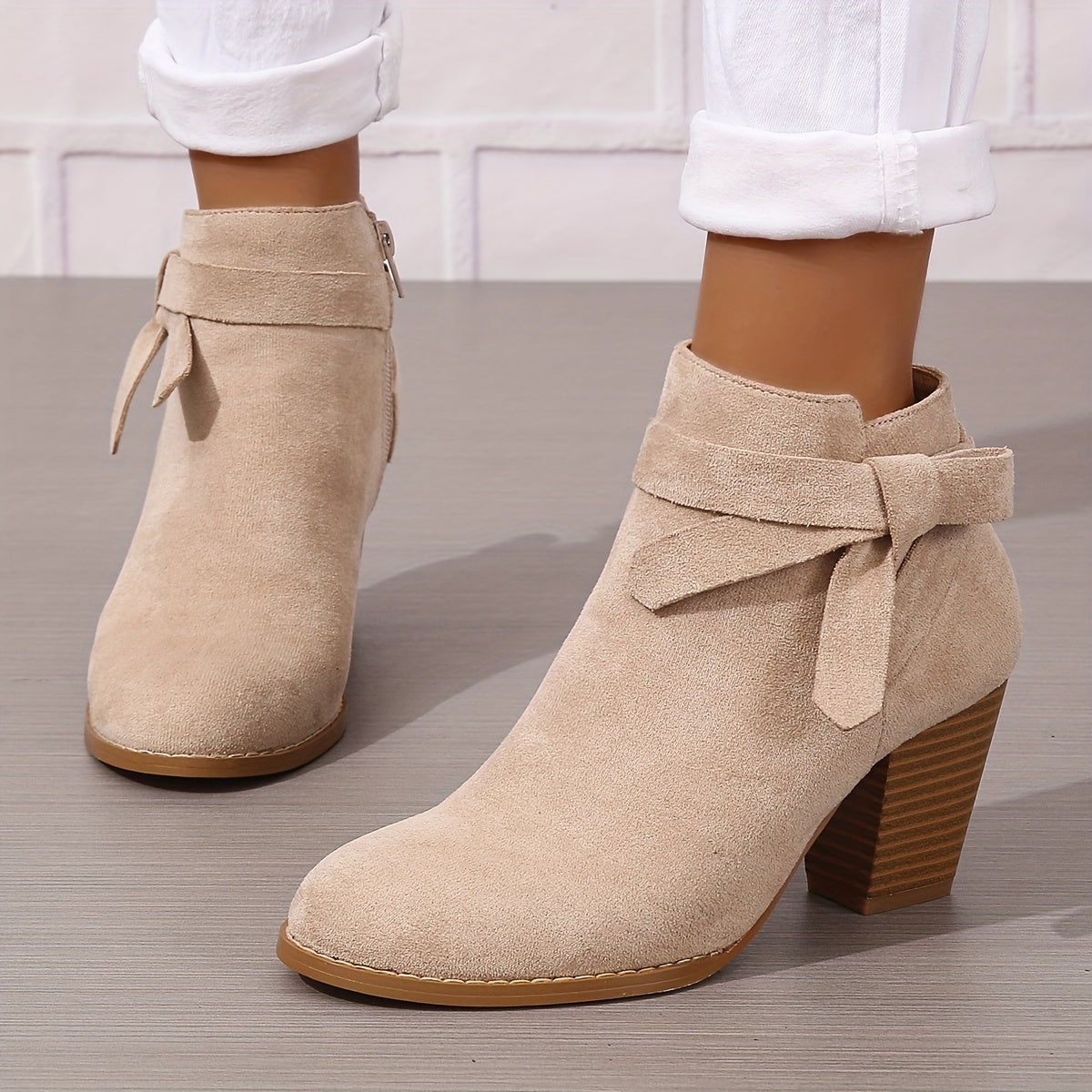 Léa | Elegant Ankle Boots with Stable Heel