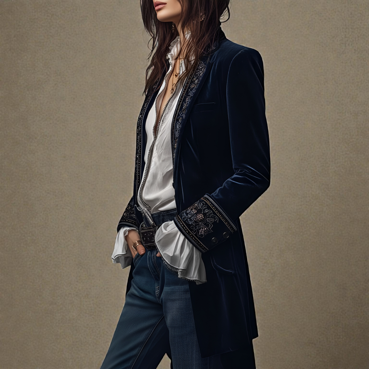 Elise™ | Luxe Velvet Jacket