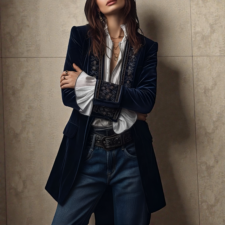 Elise™ | Luxe Velvet Jacket