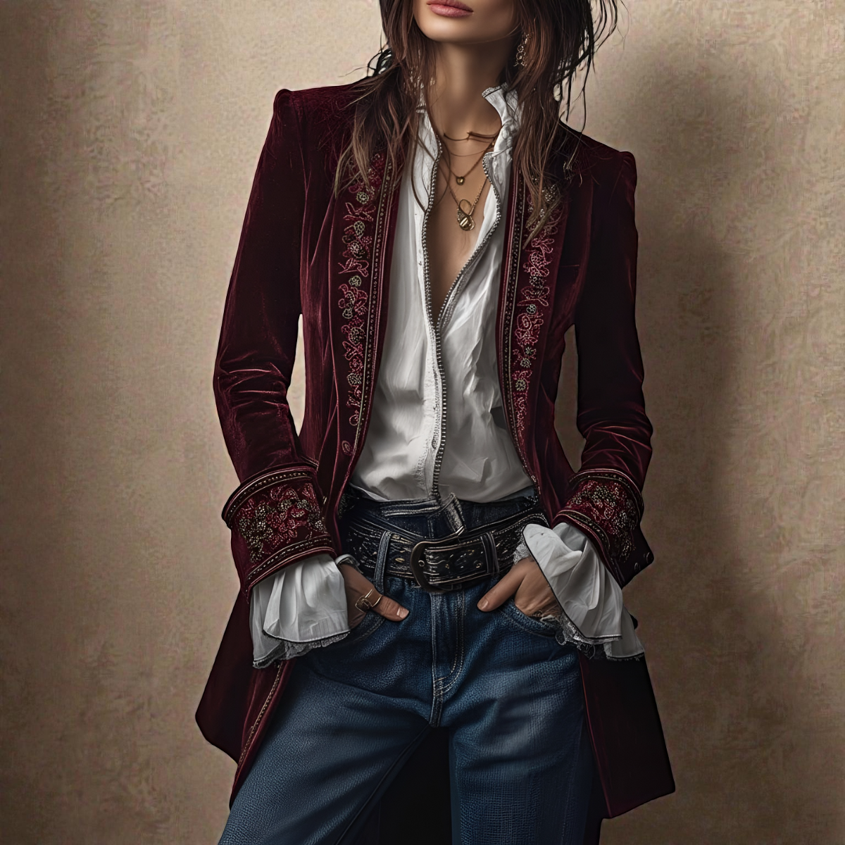 Elise™ | Luxe Velvet Jacket