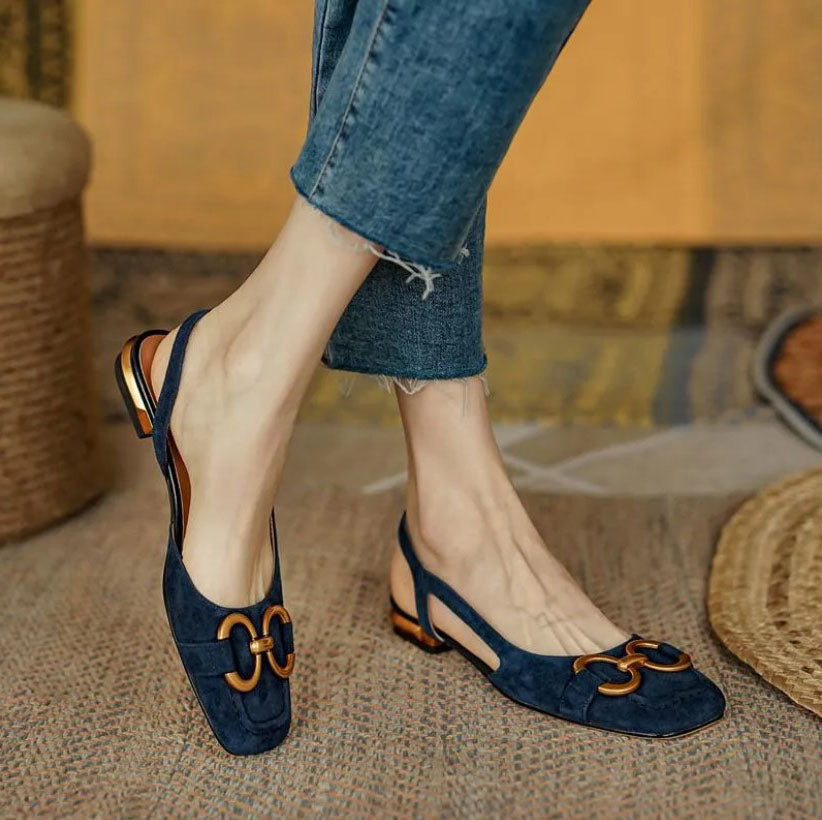 Brenna™ | Leather Buckle Sandals