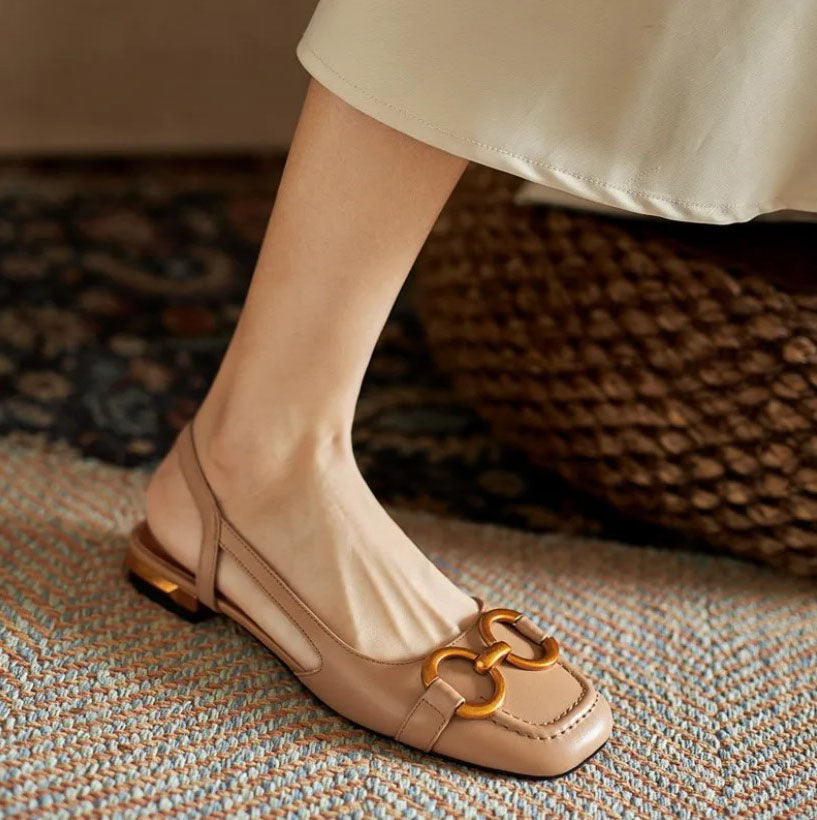 Brenna™ | Leather Buckle Sandals