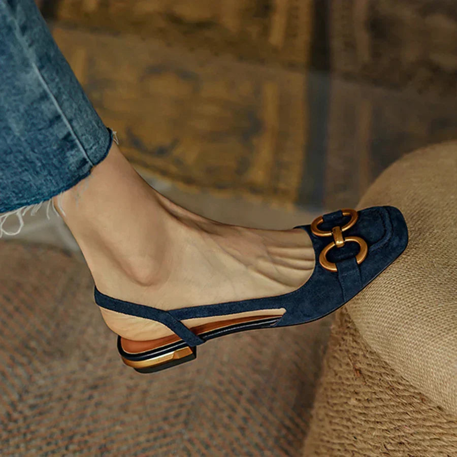 Brenna™ | Leather Buckle Sandals