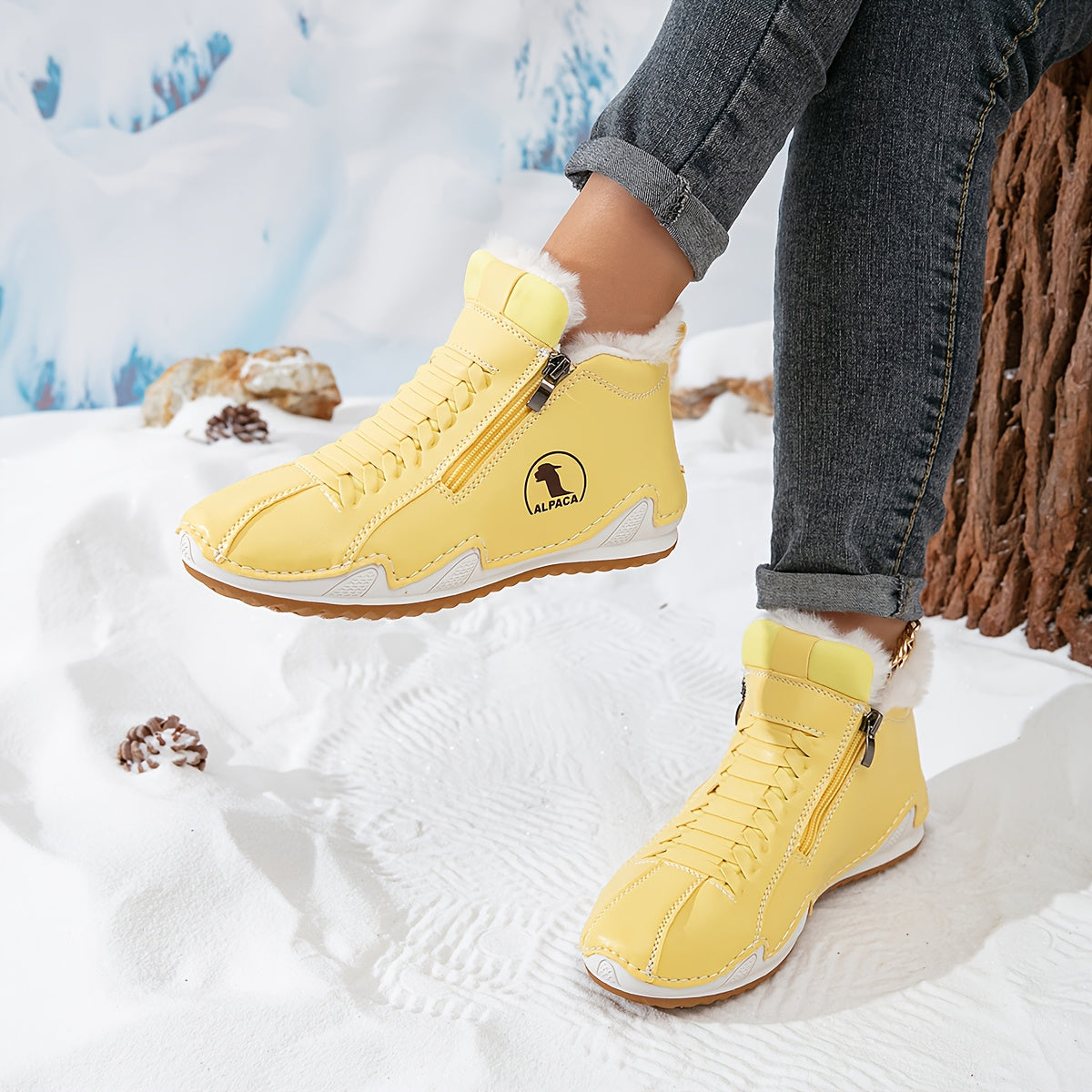 Léa | Comfortable Winter Booties with Ergonomic Support