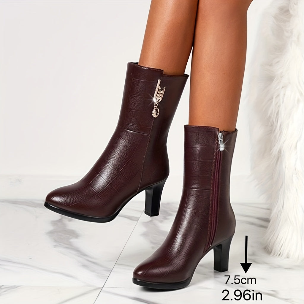 Ophélysse – Elegant Comfort Heel Ankle Boots