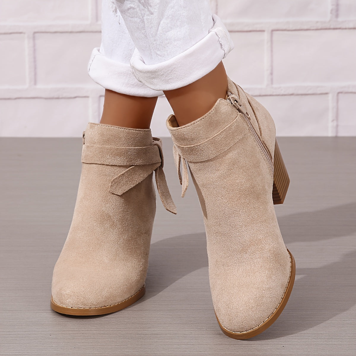 Léa | Elegant Ankle Boots with Stable Heel