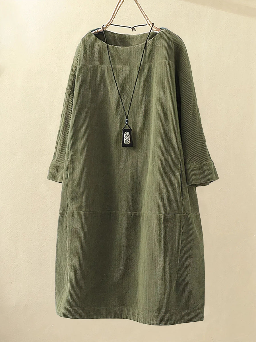 Ellie | Corduroy Tunic Dress