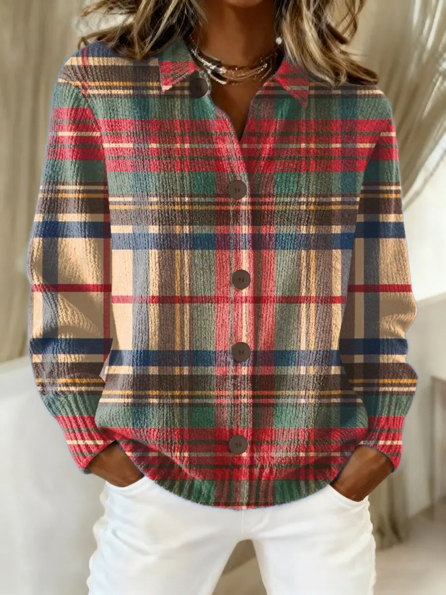 Mila – Checked Blouse