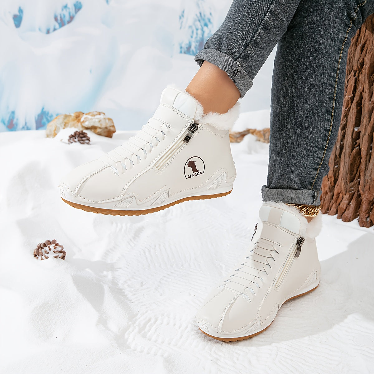 Léa | Comfortable Winter Booties with Ergonomic Support