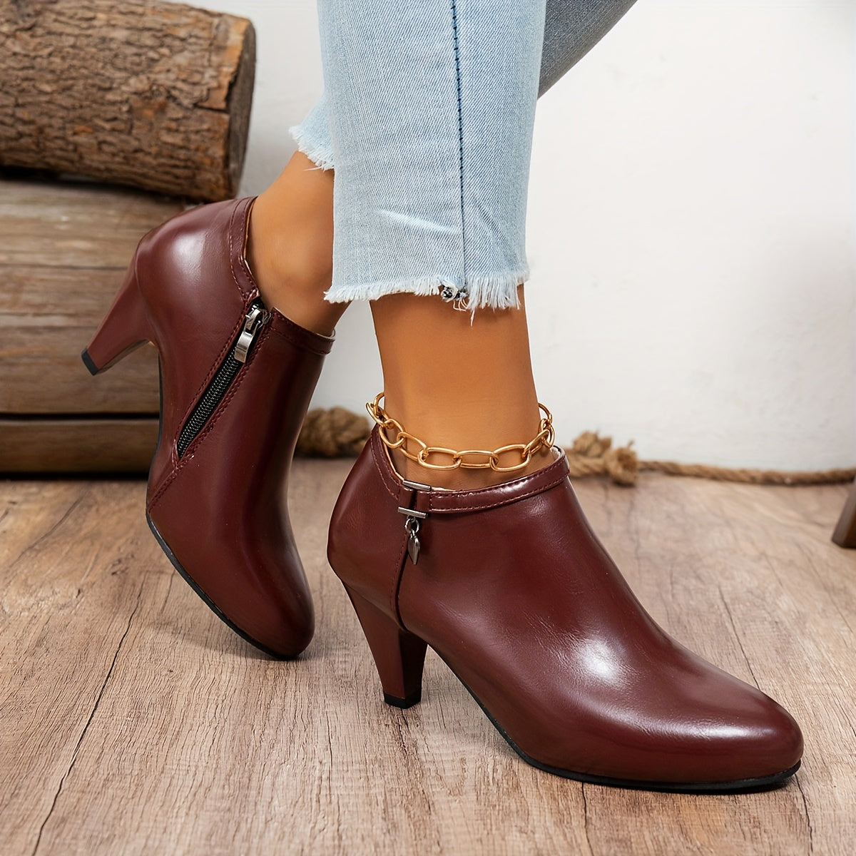 Florianne | Chic Comfort Heel Ankle Boots