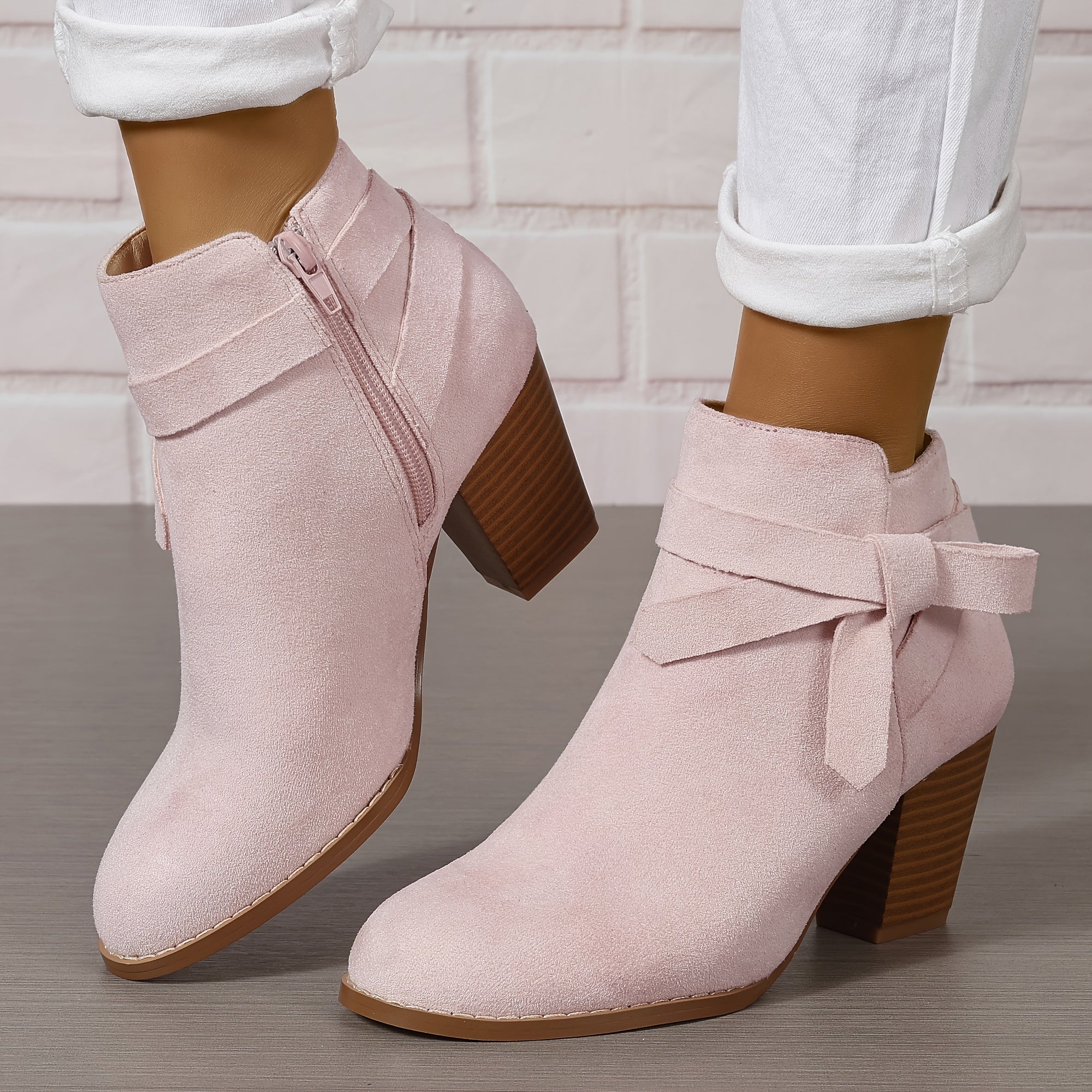 Léa | Elegant Ankle Boots with Stable Heel
