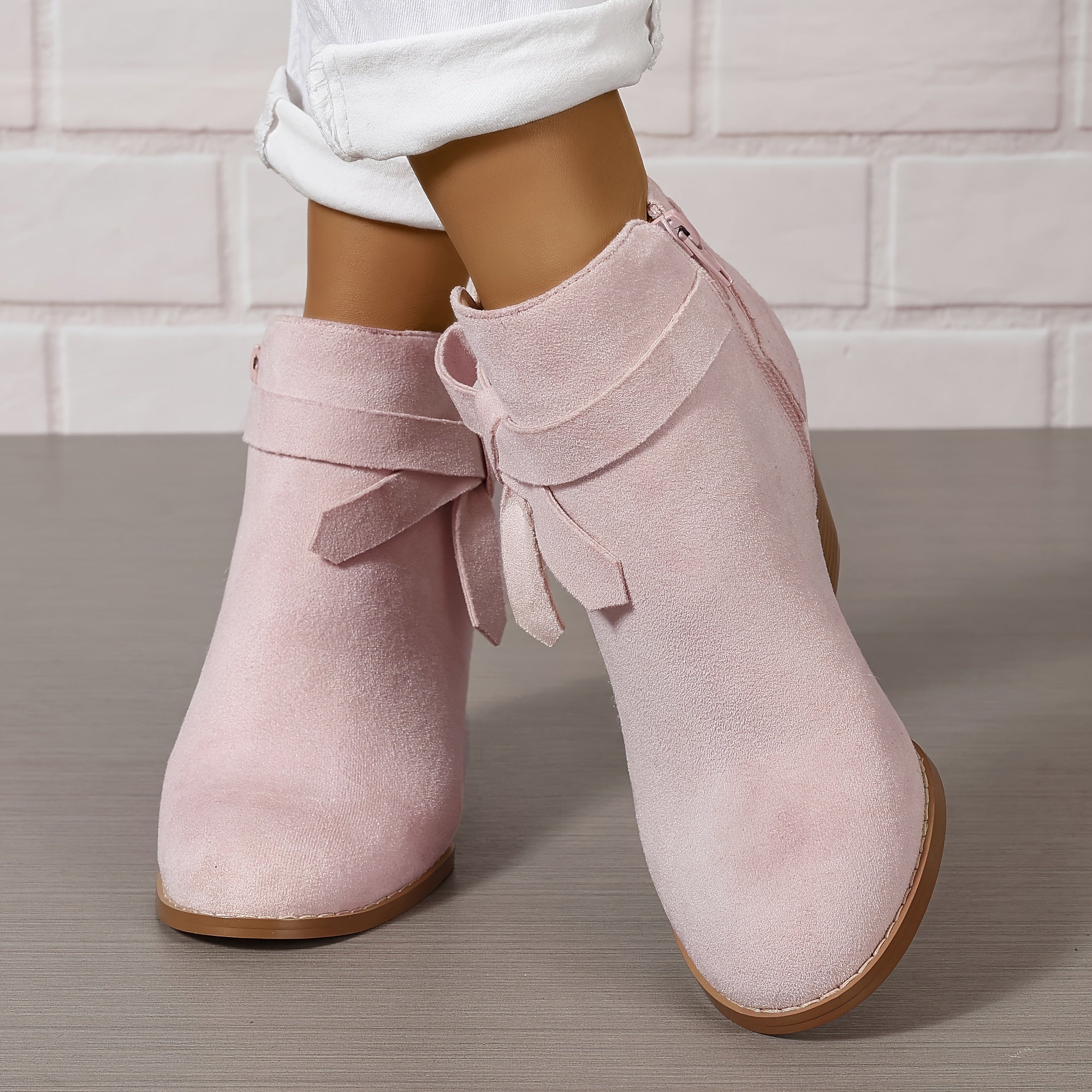Léa | Elegant Ankle Boots with Stable Heel