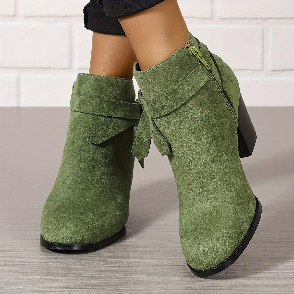 Léa | Elegant Ankle Boots with Stable Heel