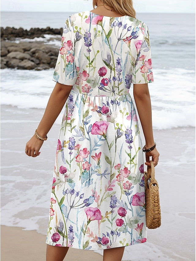 Carlyn | Midi Floral Airy
